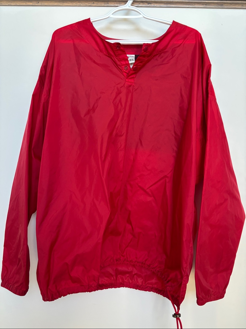 Rawlings Red Men's Pullover Jacket, XL